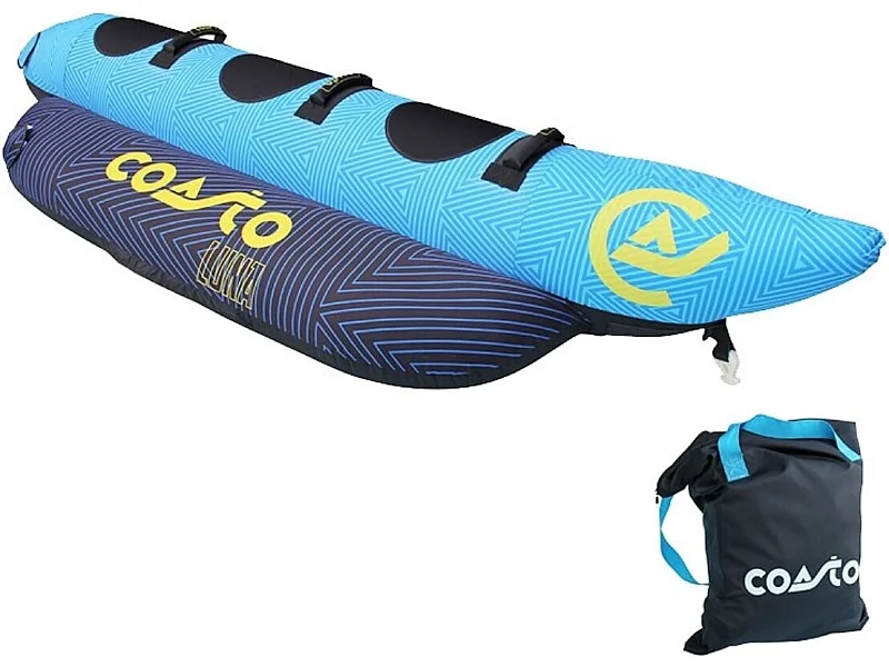 Coasto Luna Boje - 300x100cm - 3 Neopren-Griffe - Max. Tragkraft 230 kg - Nylon 840 D - PVC 28G - 3 Sitze