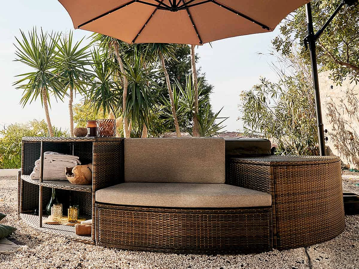 Mueble de Spa semirrígido Octopus Netspa PVC trenzado - Diámetro exterior total 290cm - Conjunto de 5 módulos