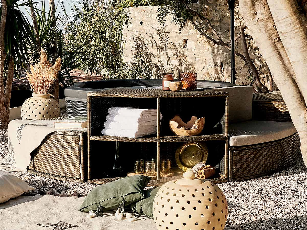 Mueble de Spa semirrígido Octopus Netspa PVC trenzado - Diámetro exterior total 290cm - Conjunto de 5 módulos