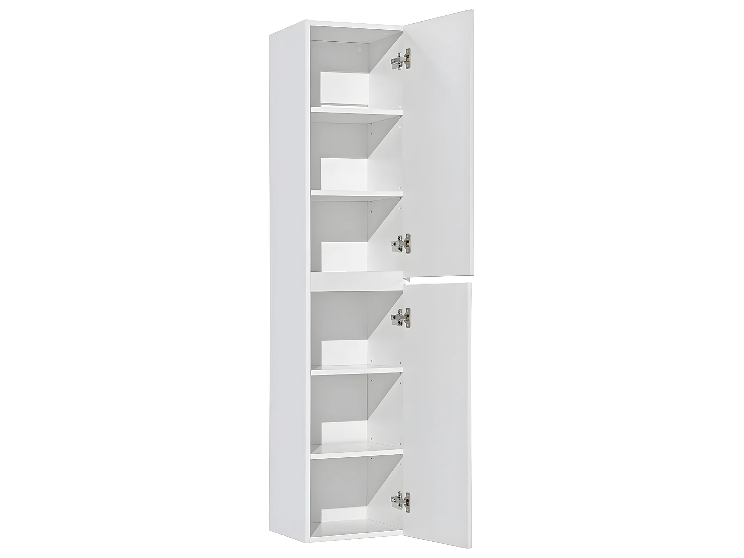 Set di mobili da bagno con lavabo Zelie bianco 80cm