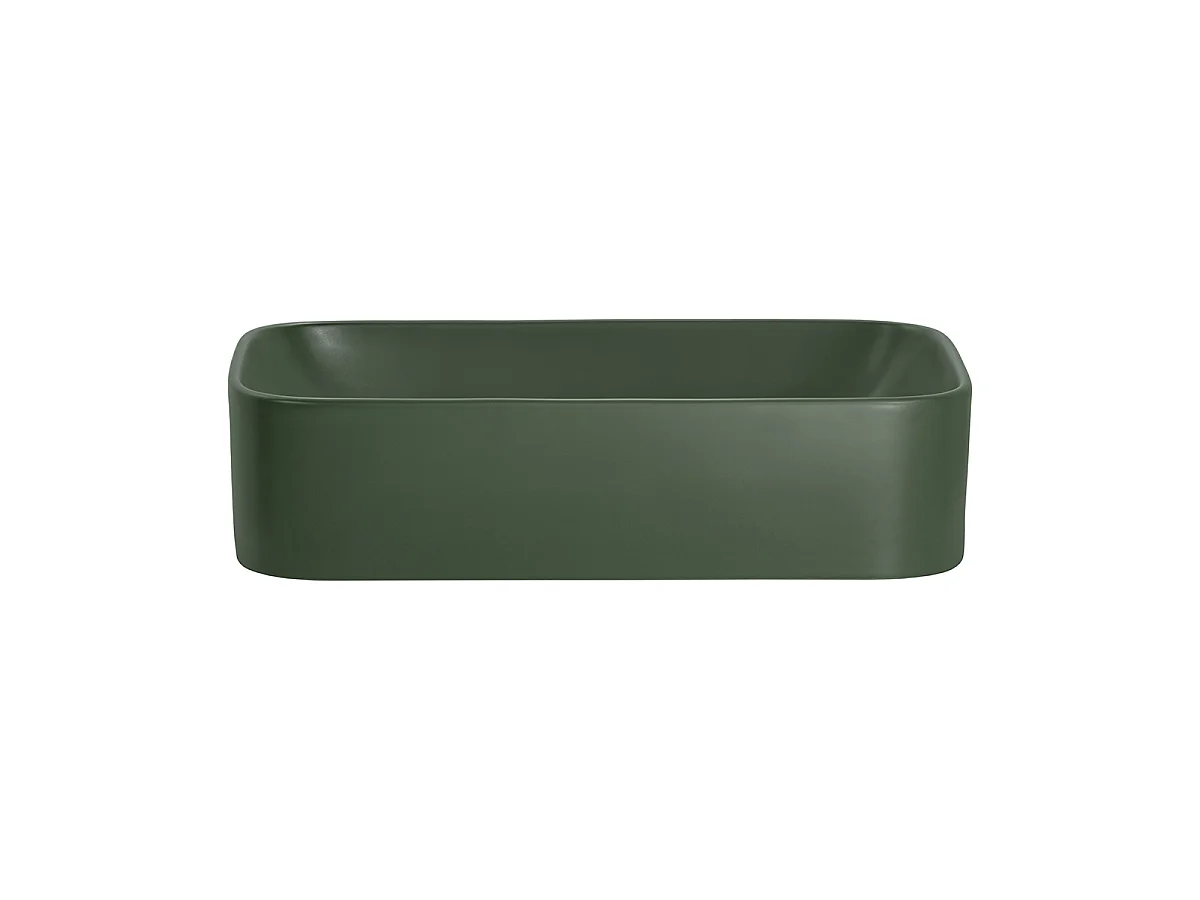Ensemble meuble double vasque 180cm 2 niches et colonne Zelie Blanc Bois et Vert