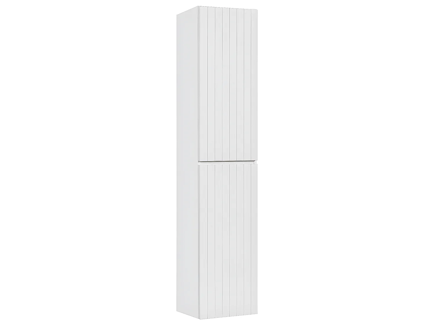 Ensemble meuble double vasque 160cm et colonne Zelie Blanc et Bois
