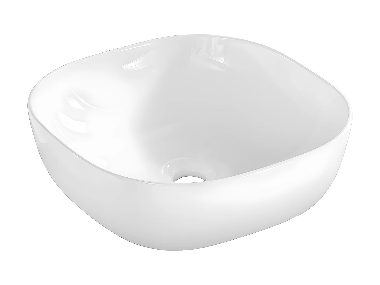 Mueble lavabo individual 80cm 2 nichos Zelie Blanco y Madera