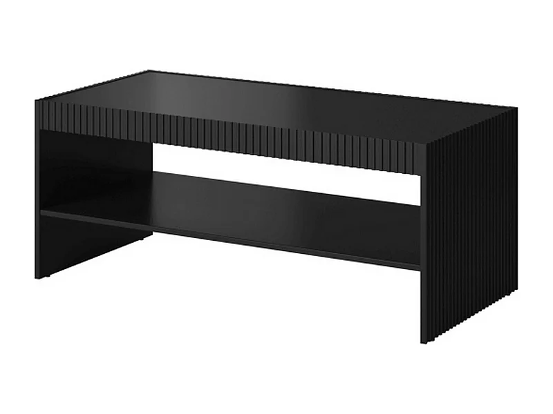 Mesa de centro de diseño Gustave 120 cm negro mate