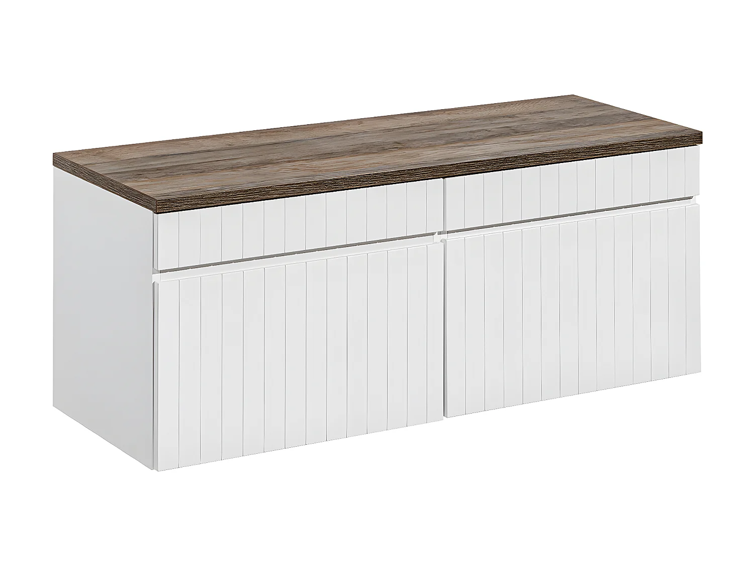 Mobile bagno senza lavabo Zelie bianco 120cm