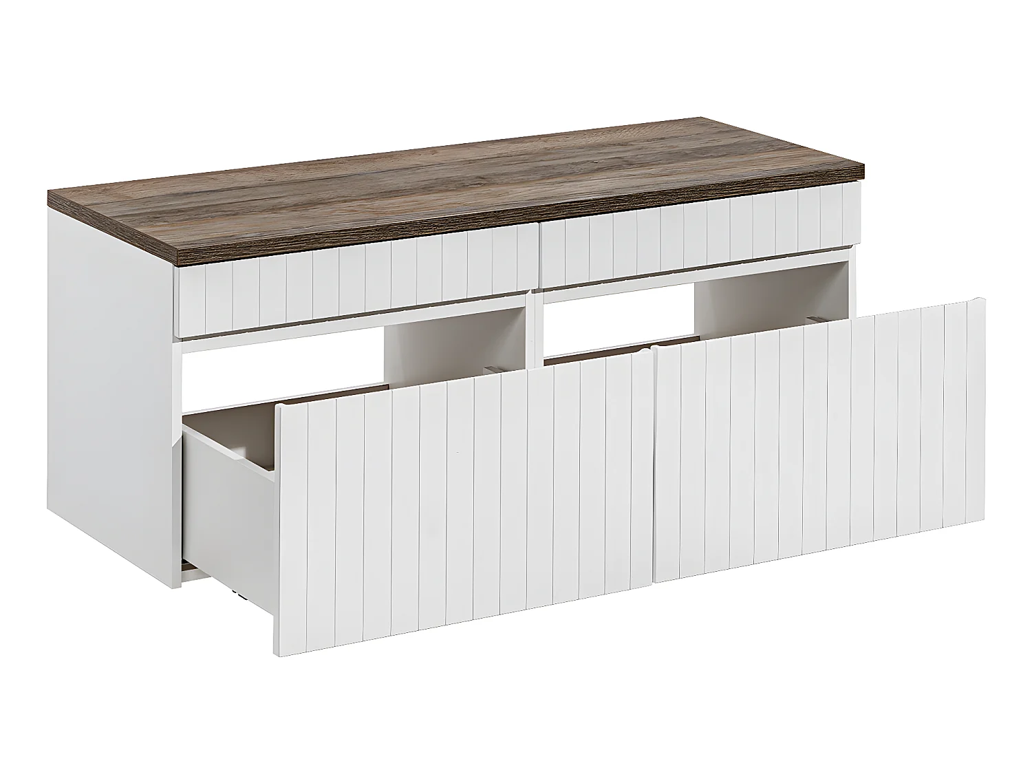 Mobile bagno senza lavabo Zelie bianco 120cm