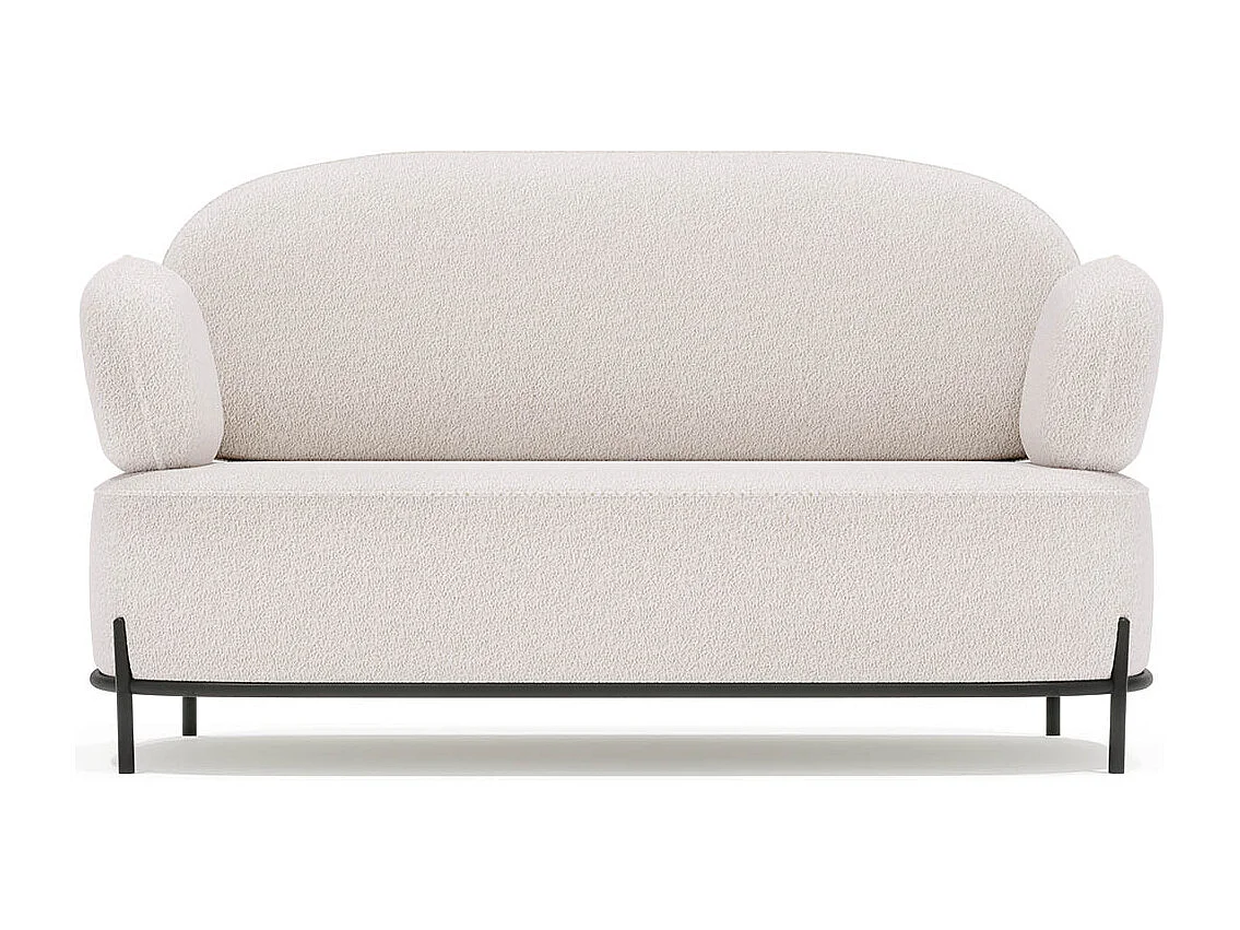 2/3-Sitzer Sofa - Bezug aus Bouclé-Stoff - Baman