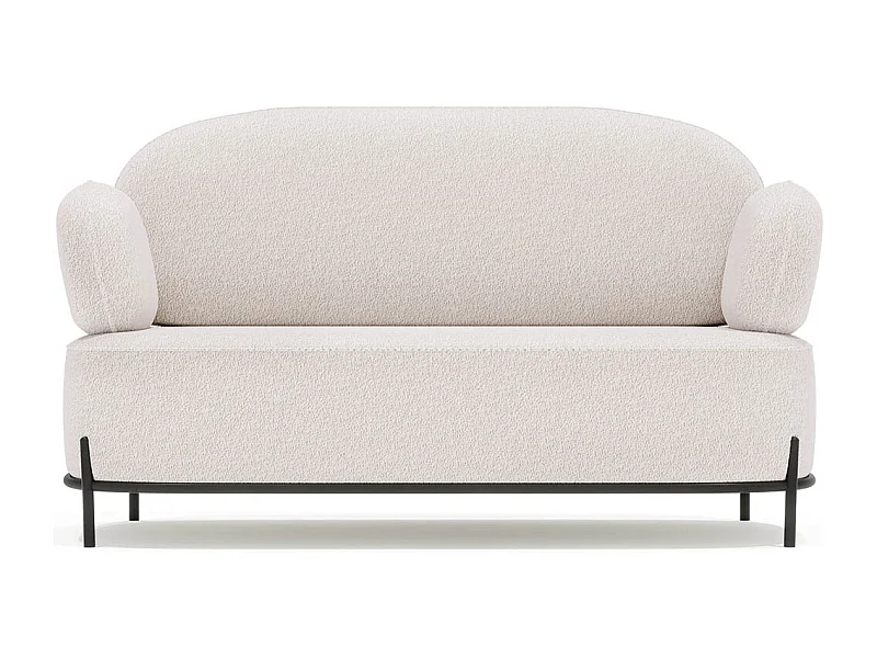 Divano a 2/3 posti - Rivestito in tessuto bouclé - Baman