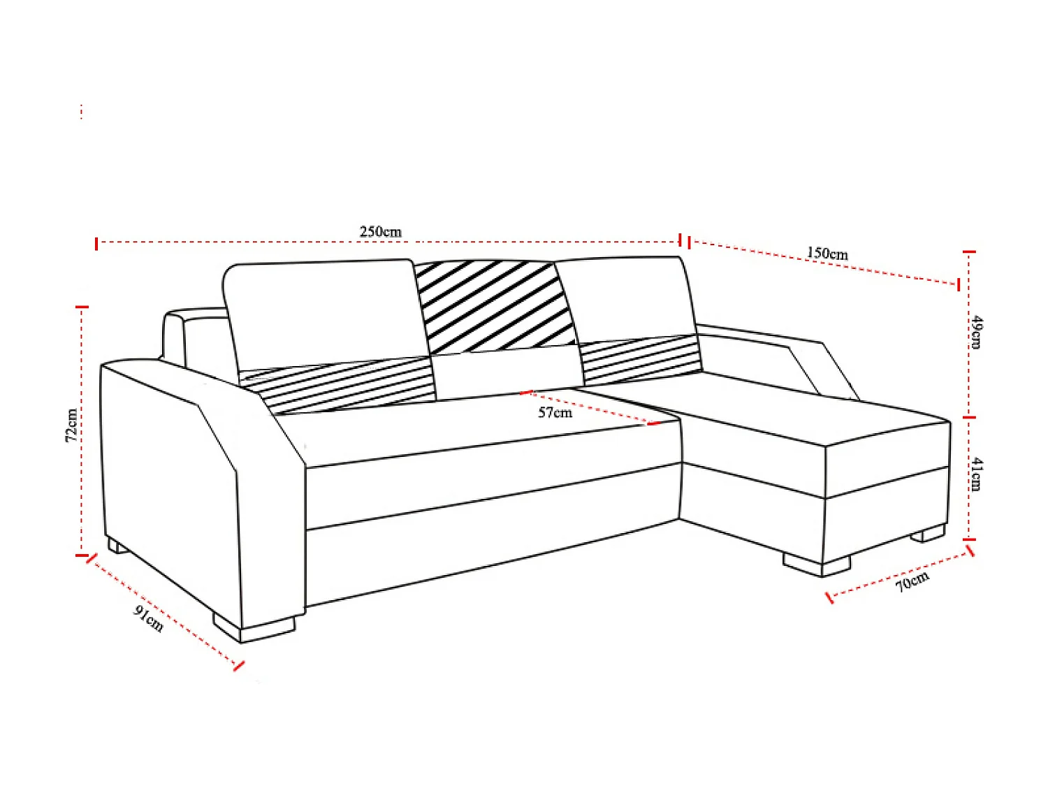 Canapé Corner Tarrone R