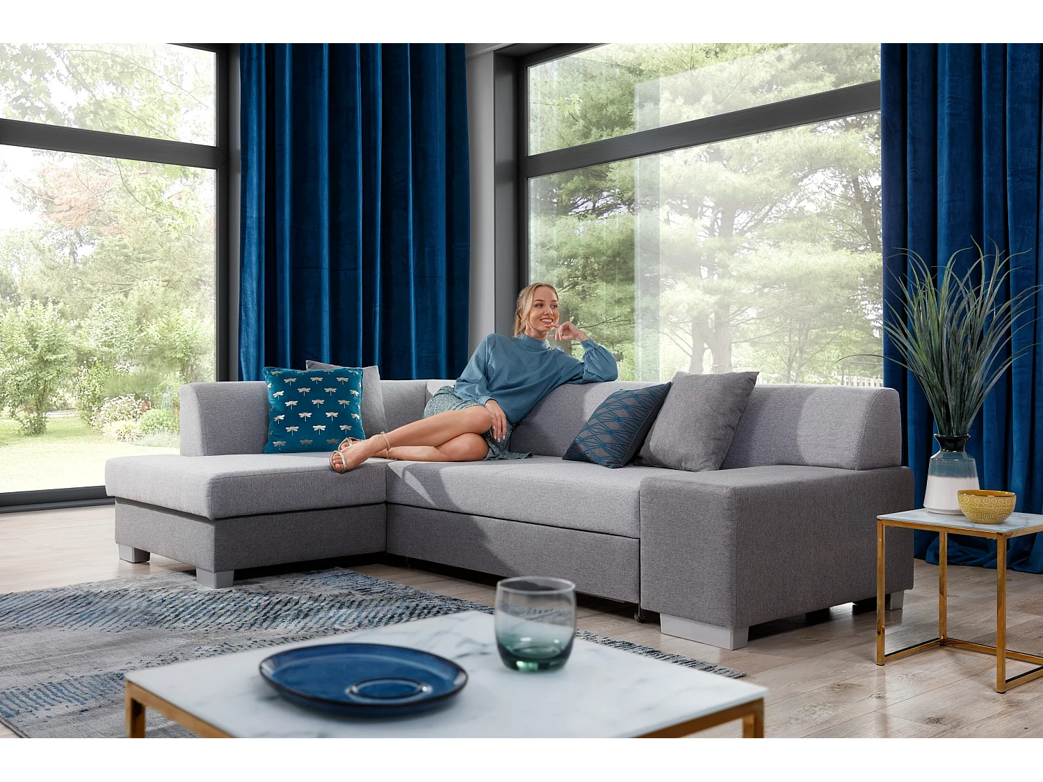 Canapé Corner Thommy