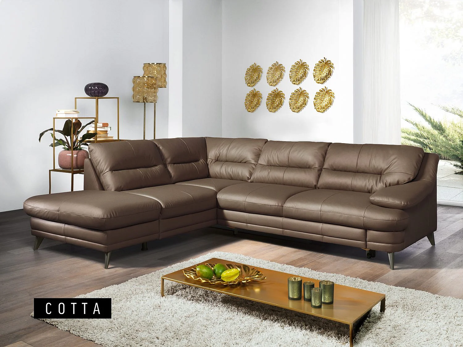 Canapé Corner Bologna Leather L