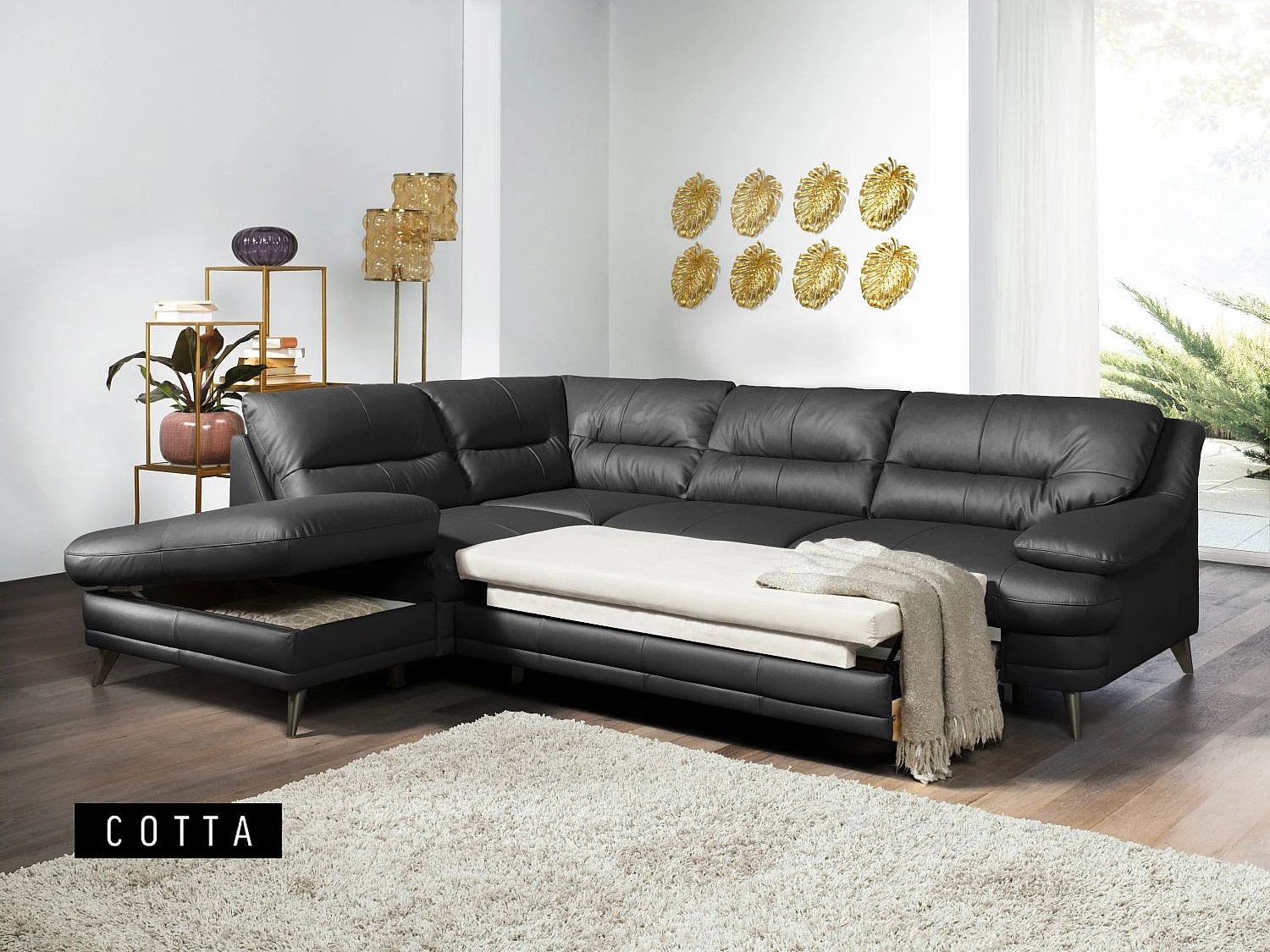 Canapé Corner Bologna Leather L