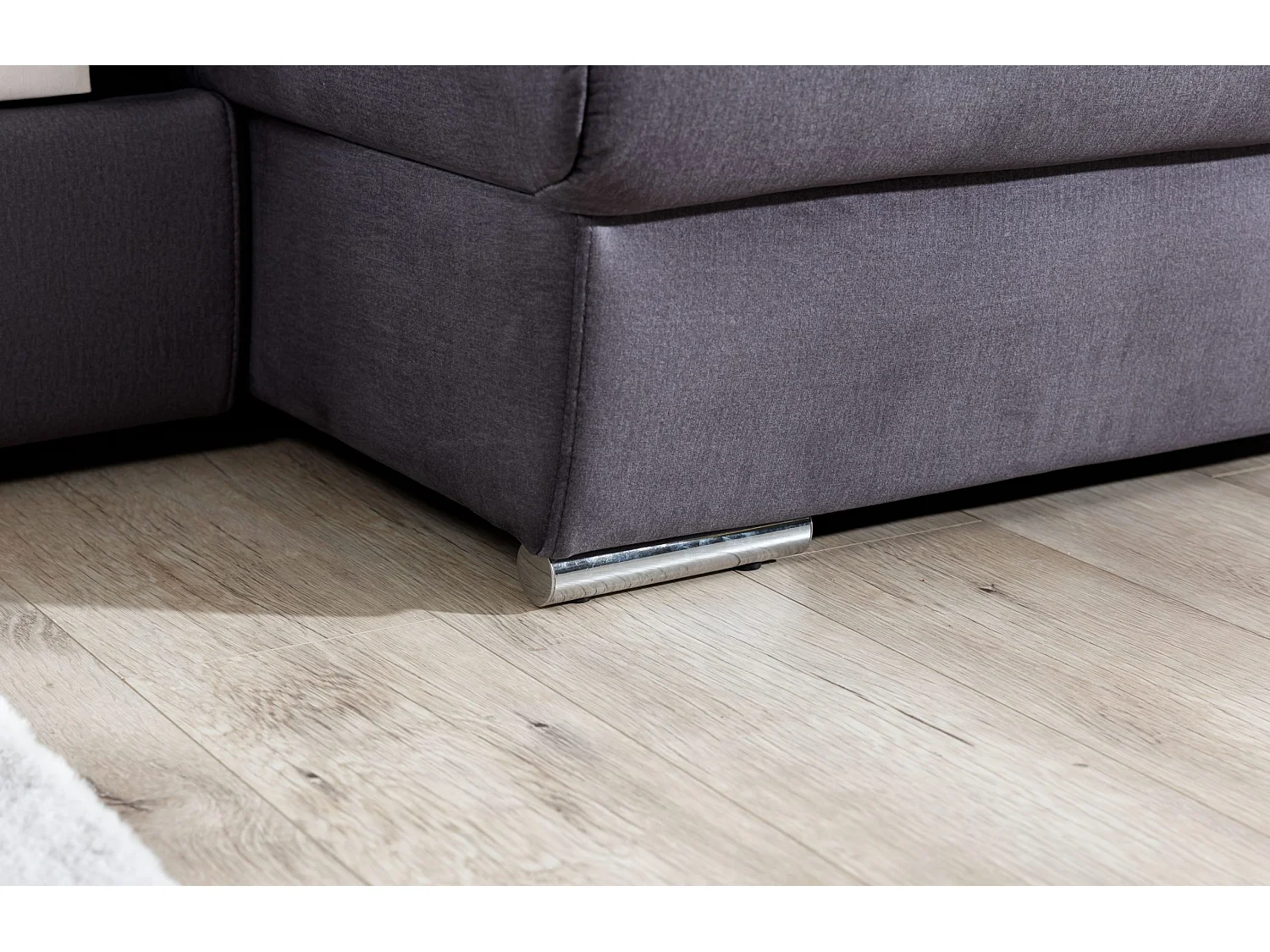 Canapé Corner Marllon UL/Tissu-Anthracite