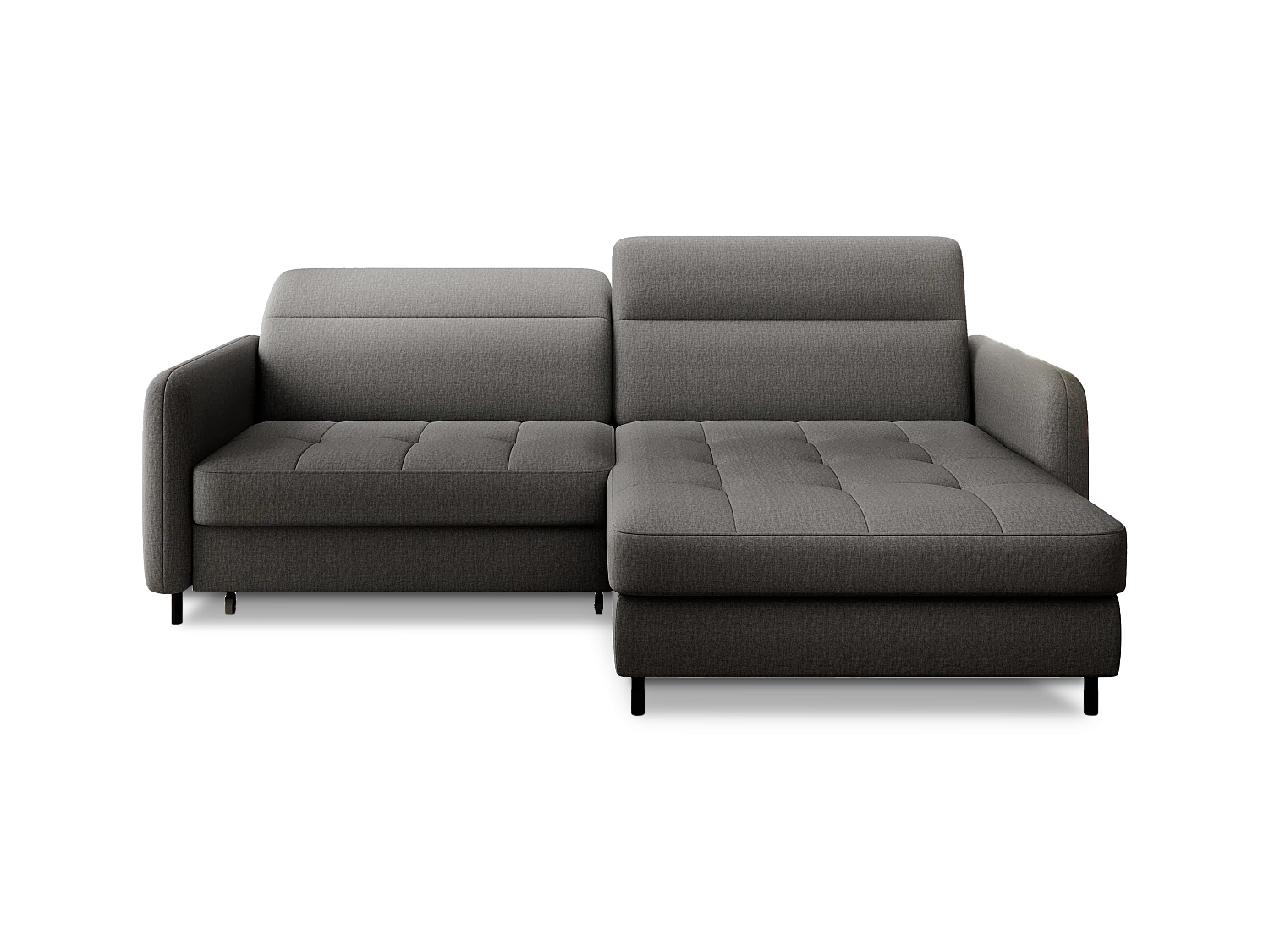 Divano d'angolo Tippo R/Tessuto/Anthracite