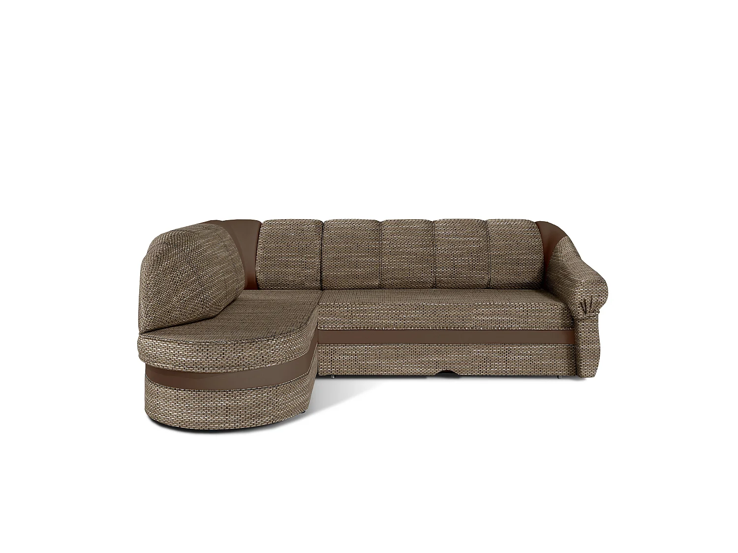 Divano d'angolo Fuente L/Tessuto-Beige