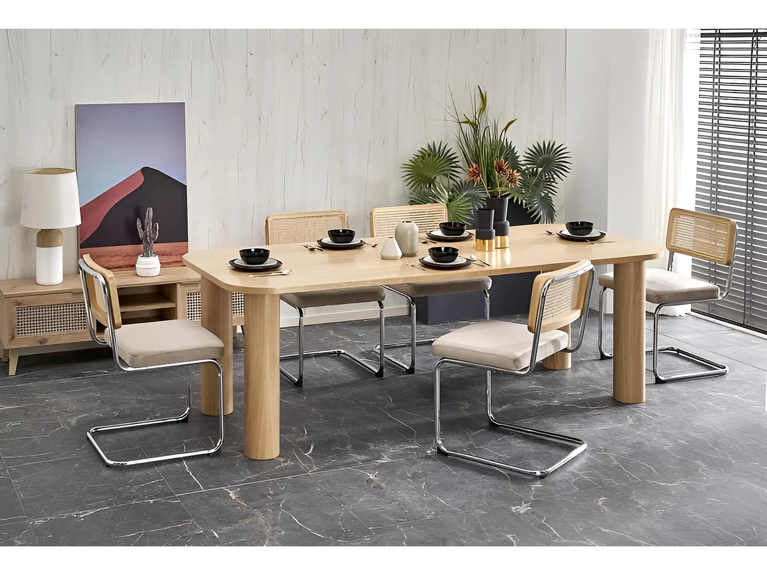 Table à manger Éléphante (100x240)