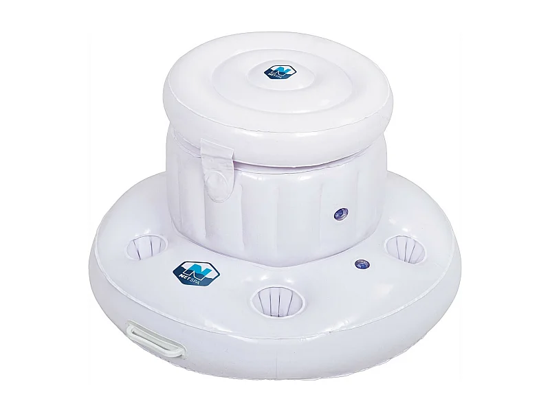 Aufblasbare schwimmende Netspa-Bar - 64 cm Durchmesser - 5 Getränkehalter