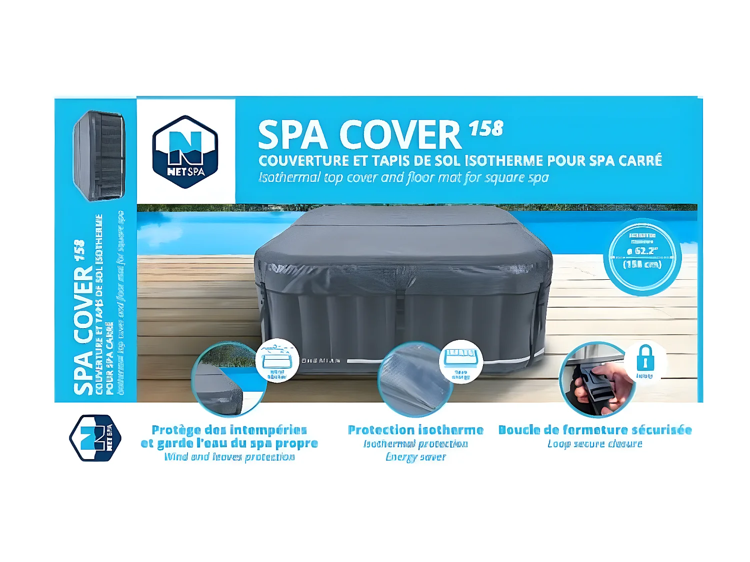 Manta cuadrada de bohemia y alfombrilla