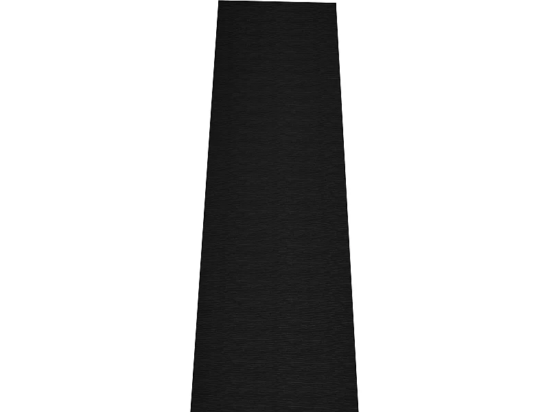 Alfombras Pasillo| Composición Textil Resinado| Base Antideslizante| Lluvia Negro| 65X250CM