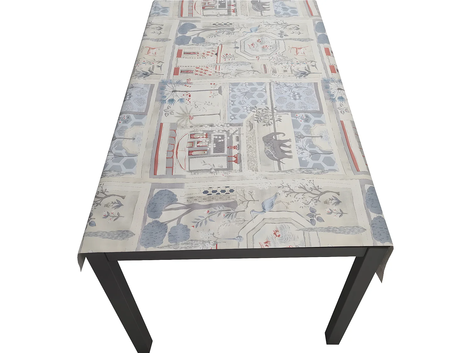 Mantel| Composicion PVC| Base Poliester| Antimanchas| Jardin| Medida 140X160 CM