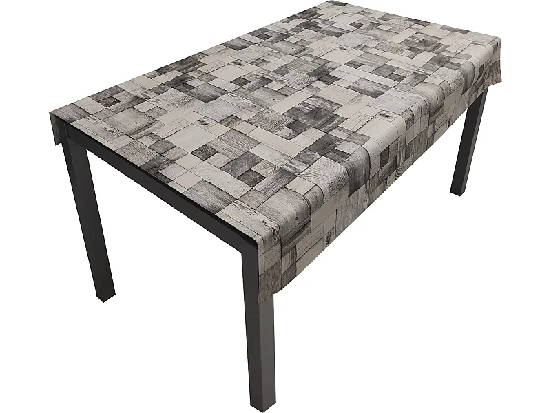 Tovaglia| Composizione PVC| Base Poliestere| Antimacchia| Legnami| Dimensioni 140X180 CM