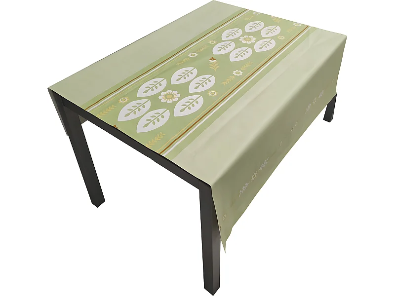 Mantel| Composicion PVC| Base Poliester| Antimanchas| Mosaico Hoja| Medida 140X160 CM