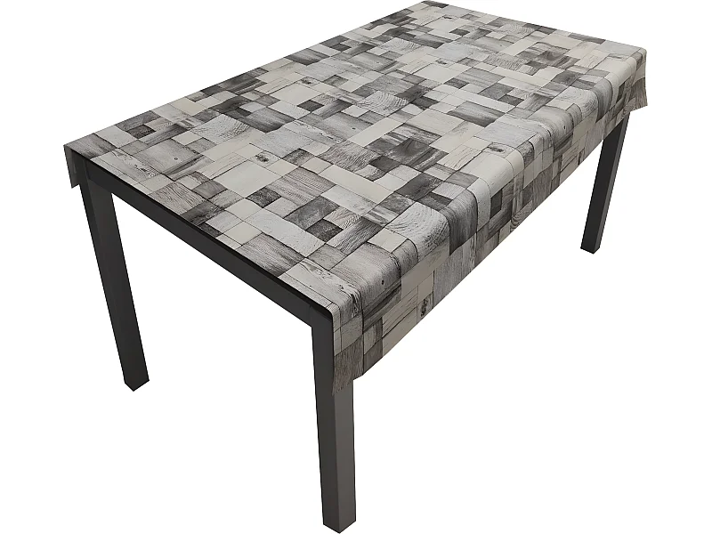 Mantel| Composicion PVC| Base Poliester| Antimanchas| Maderas| Medida 140X160 CM