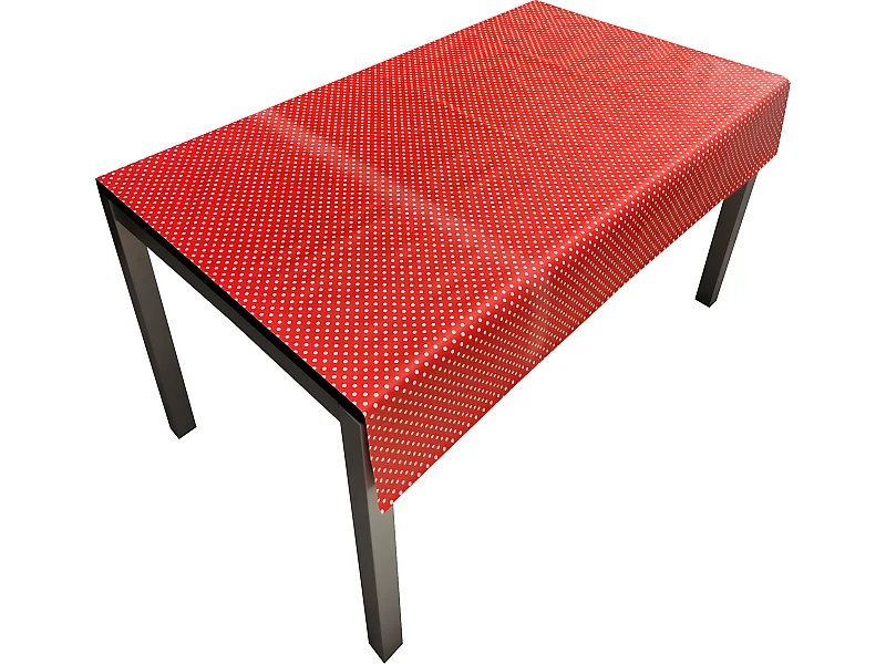 Mantel| Composicion PVC| Base Poliester| Antimanchas| Lunares| Medida 140X200 CM