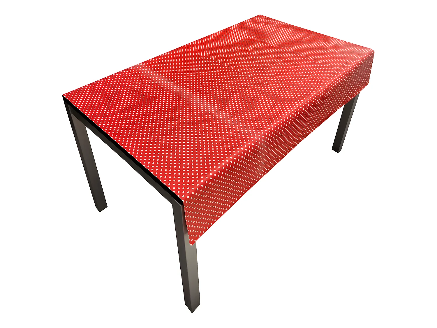 Tovaglia| Composizione PVC| Base Poliestere| Antimacchia| Pois| Dimensioni 140X140 CM