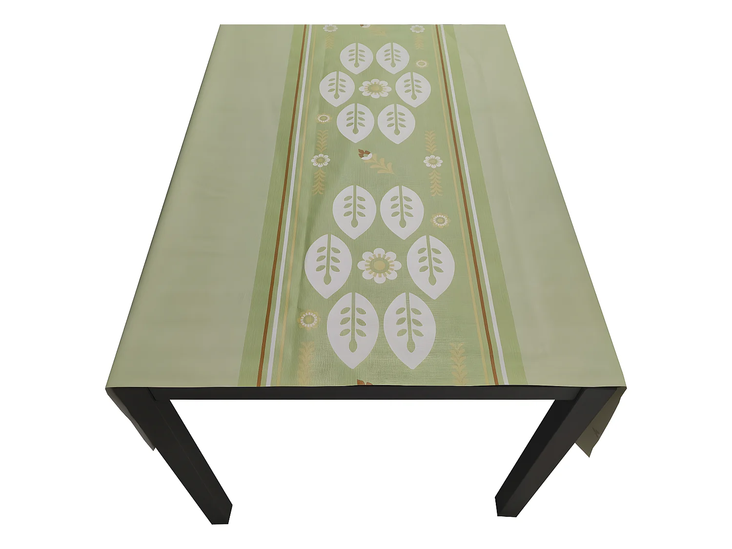 Mantel| Composicion PVC| Base Poliester| Antimanchas| Mosaico Hoja| Medida 140X250 CM