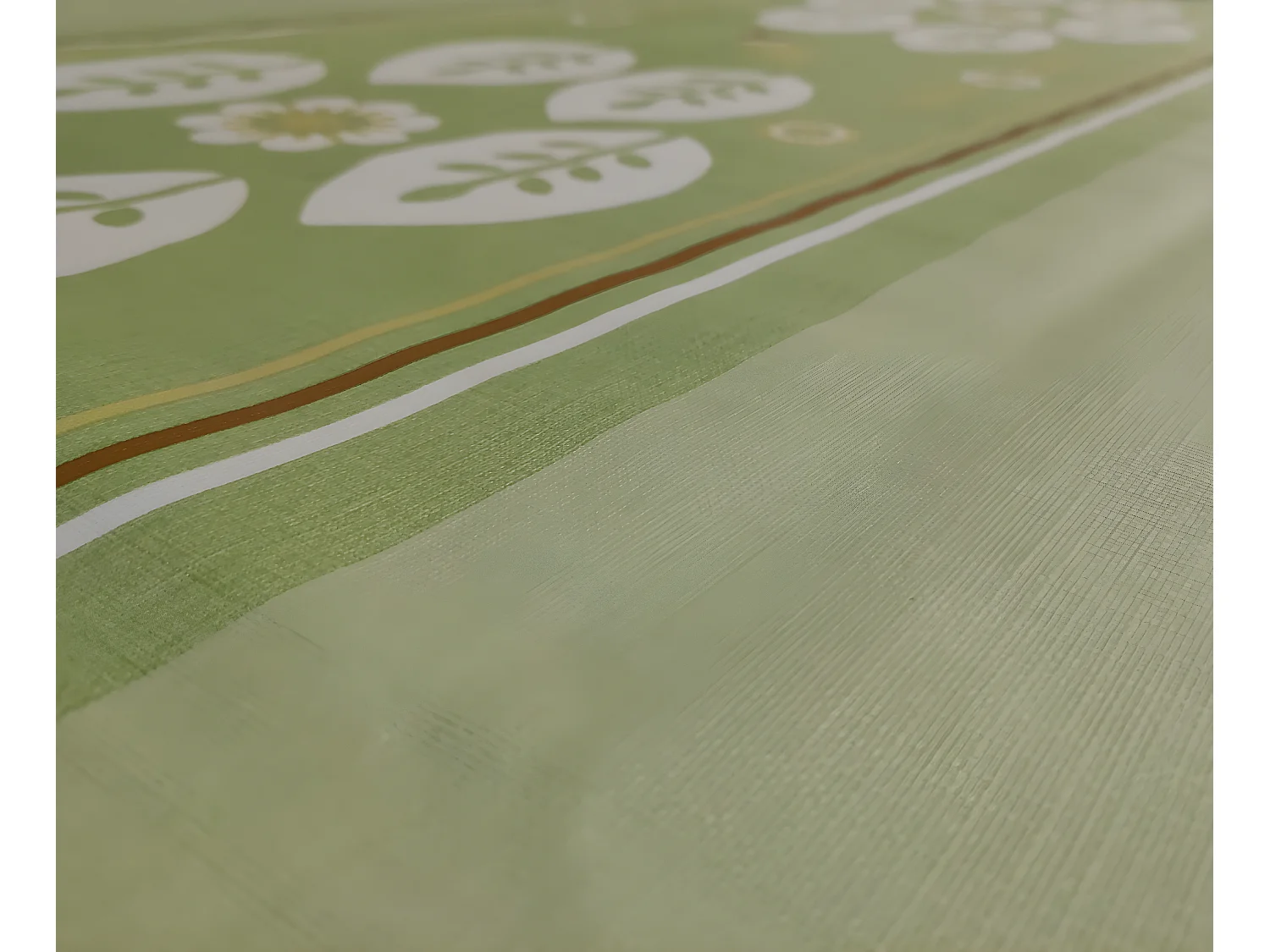 Nappe| Composition PVC| Base Polyester| Anti-taches| Mosaïque Hoja| Taille 140X250 CM