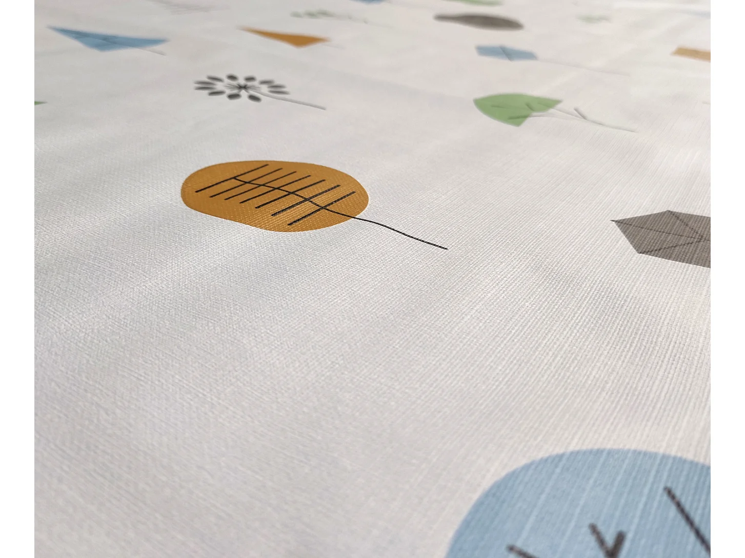 Nappe| Composition PVC| Base Polyester| Anti-taches| Arbres| Taille 140X180 CM