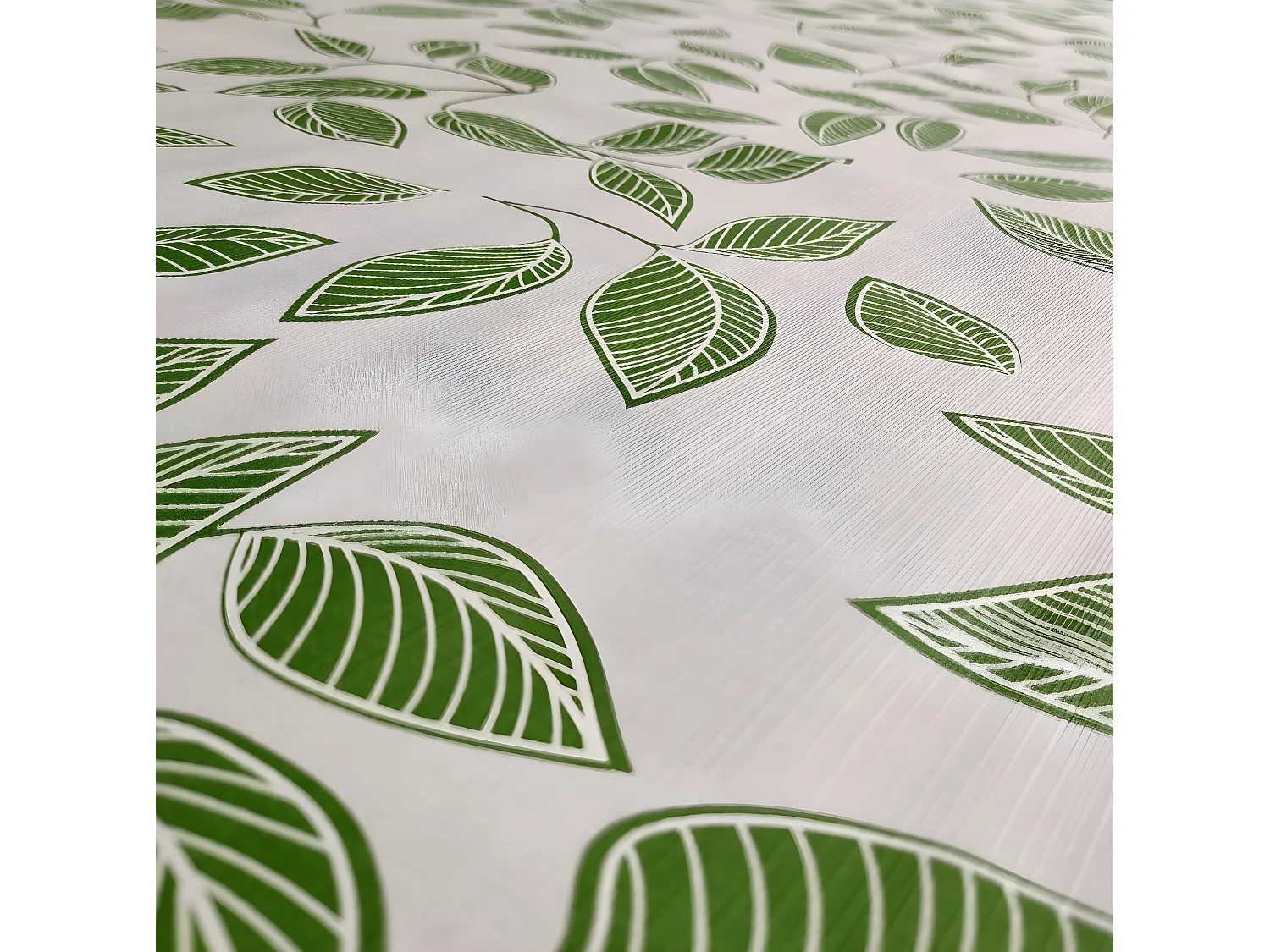 Tovaglia| Composizione PVC| Base Poliestere| Antimacchia| Foglie| Dimensioni 140X220 CM