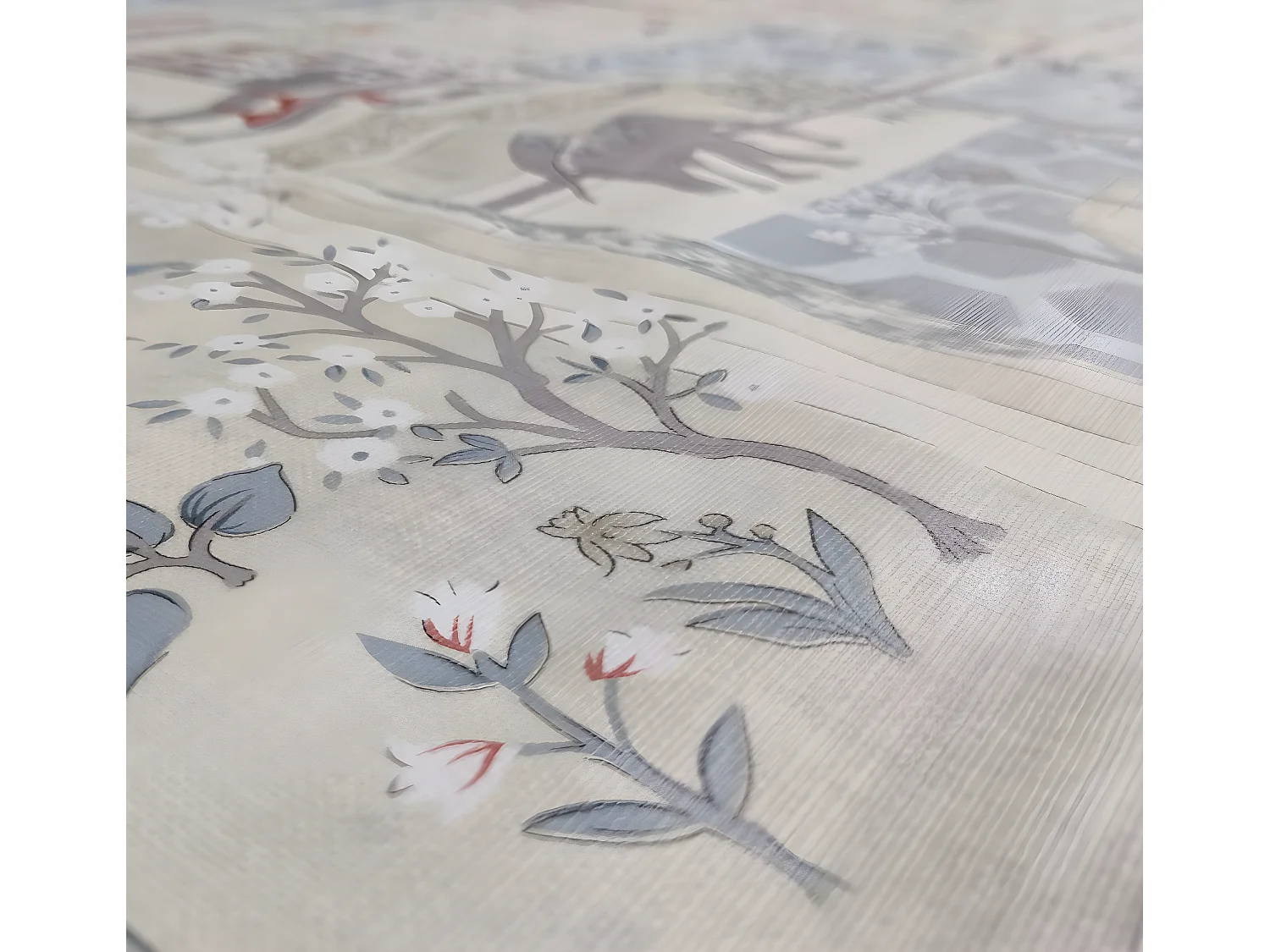 Nappe| Composition PVC| Base Polyester| Anti-taches| Jardin| Taille 140X220 CM