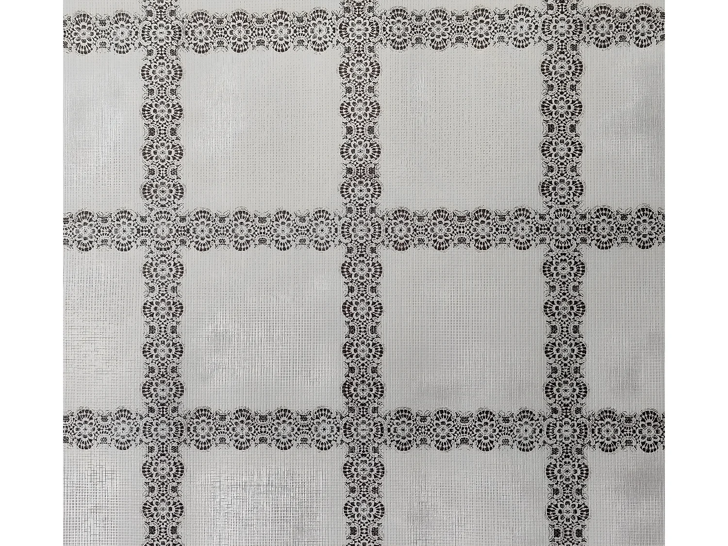 Tovaglia| Composizione PVC| Base Poliestere| Antimacchia| Fiori Quadrato| Dimensioni 140X180 CM