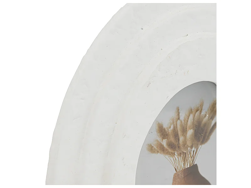 Cadre photo à poser en bois peint Blanc aspect vieilli pour Photo 10 x 15 cm