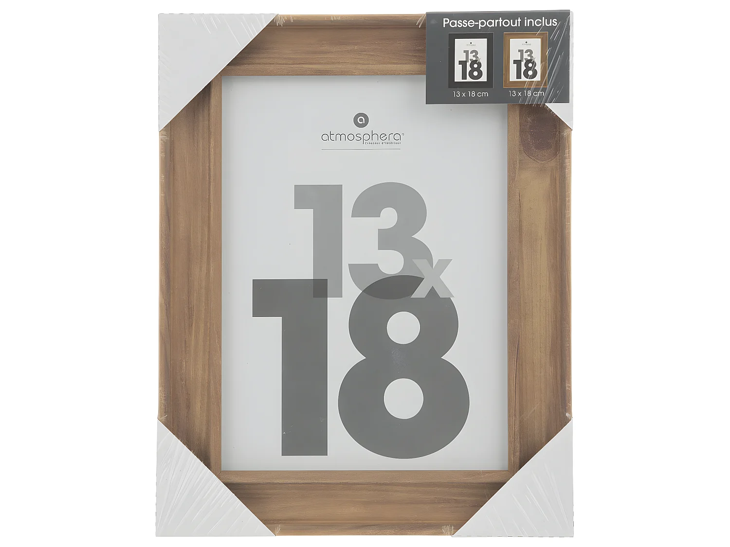 Cadre photo Naturel pour Photo 13 x 18 cm