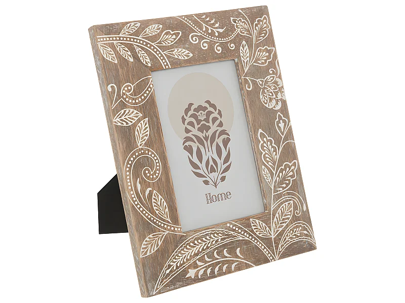 Cadre photo à poser orné de motifs pour Photo 10 x 15 cm