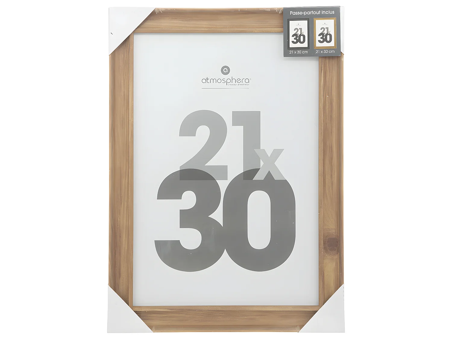 Cadre photo Naturel pour Photo 21 x 30 cm