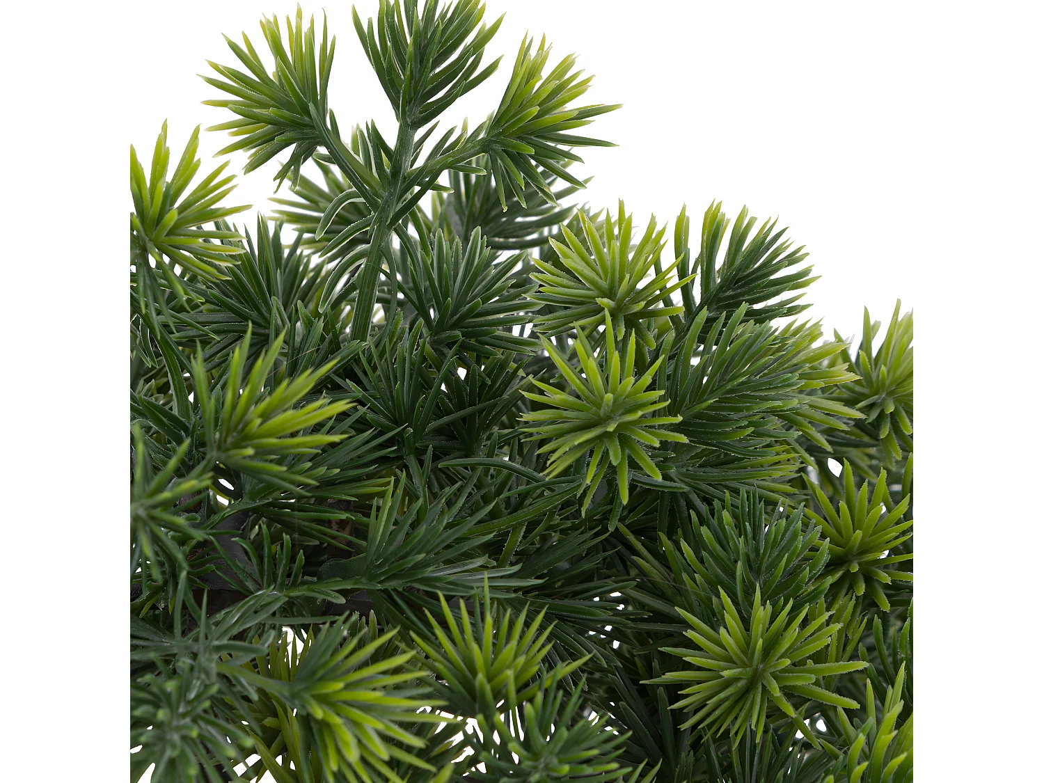 Bonsaï artificiel en céramique Bleue et galets 26 x 24 cm