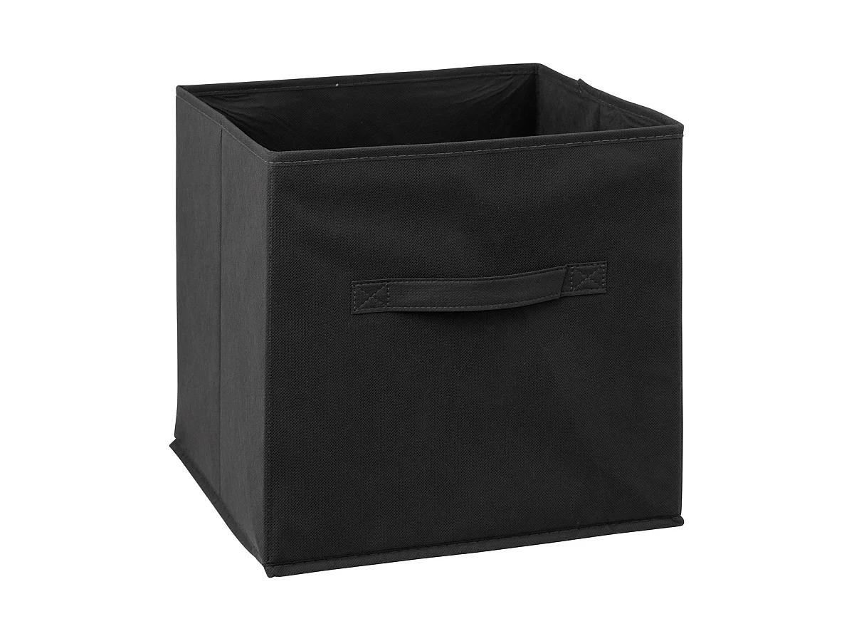 Meuble Etagère 6 cases avec 6 boîtes de rangement H 98 cm