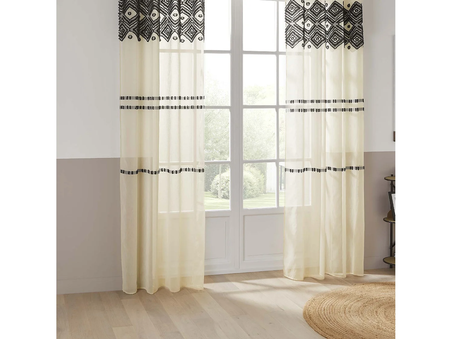 Cortinas de estilo étnico