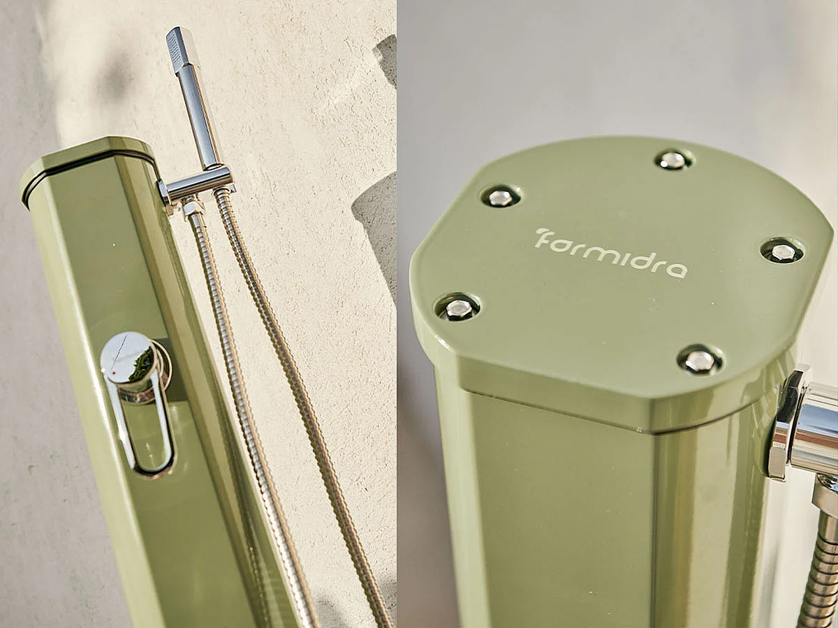 Douche solaire 20 L Jolly Go Vert Réséda - Formidra