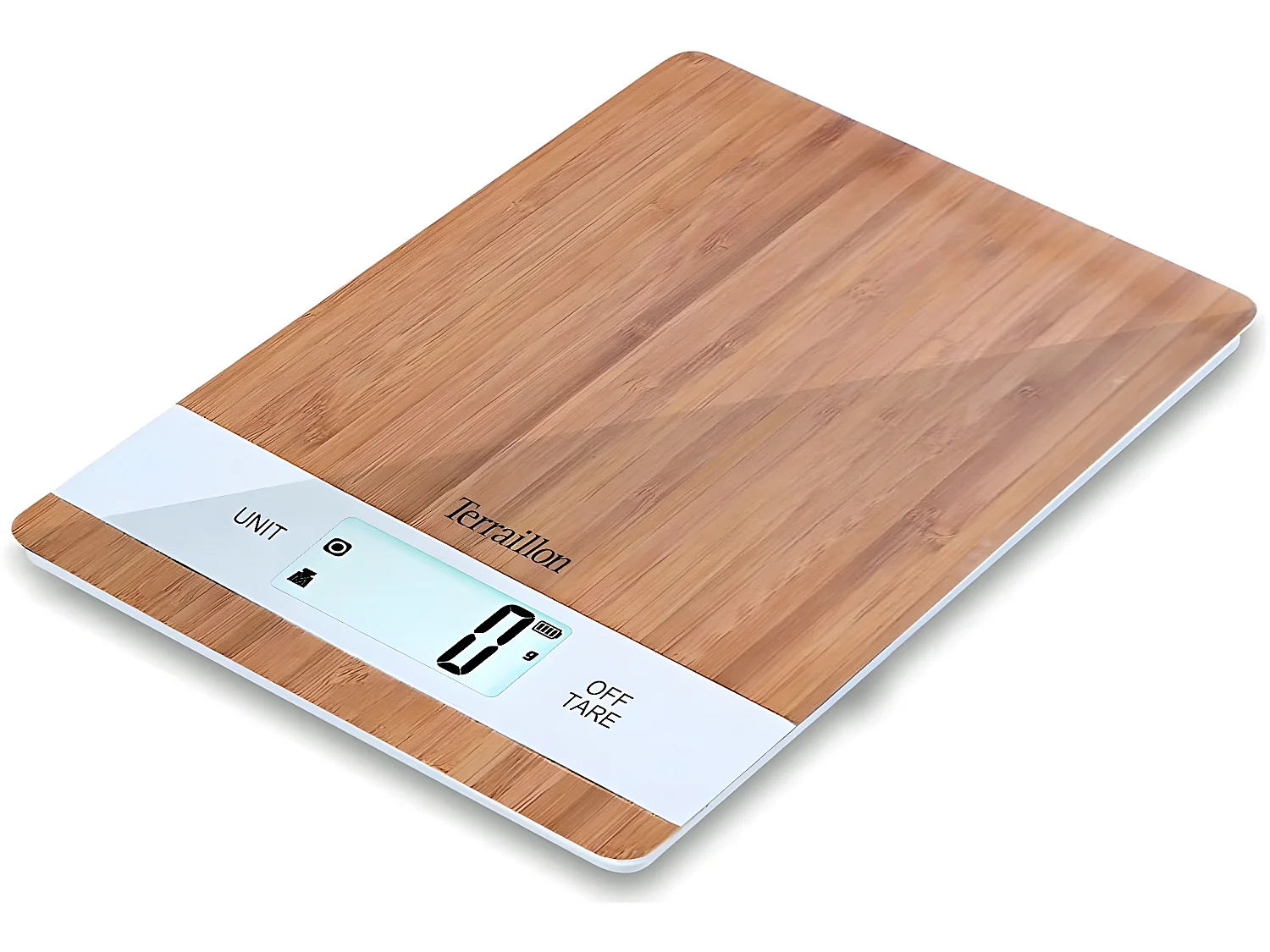 Terraillon Balance de cuisine électronique 5kg/1g bambou - 15338