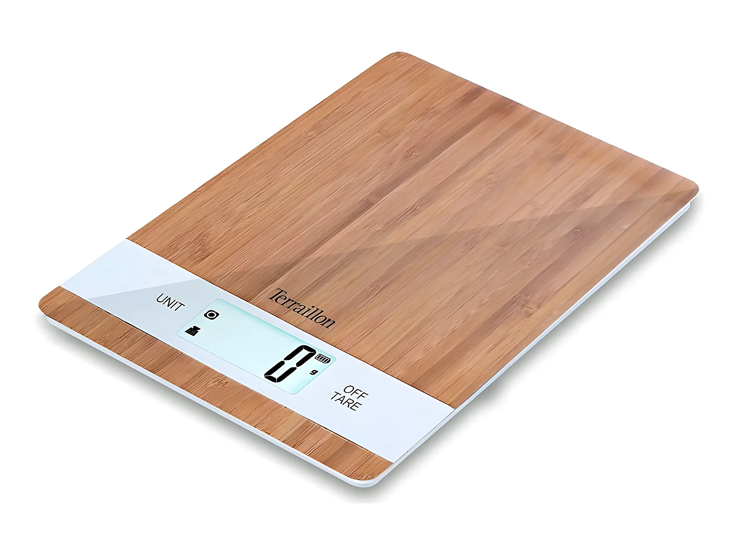 Terraillon Balance de cuisine électronique 5kg/1g bambou - 15338