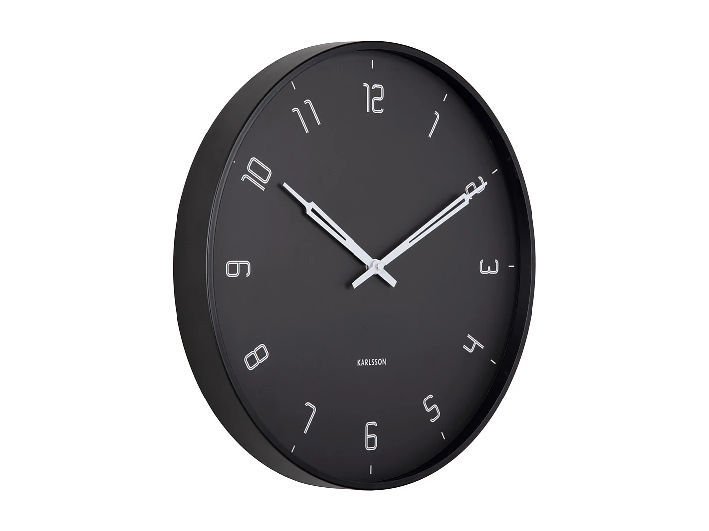 Wanduhr Stark - Schwarz - Ø40cm