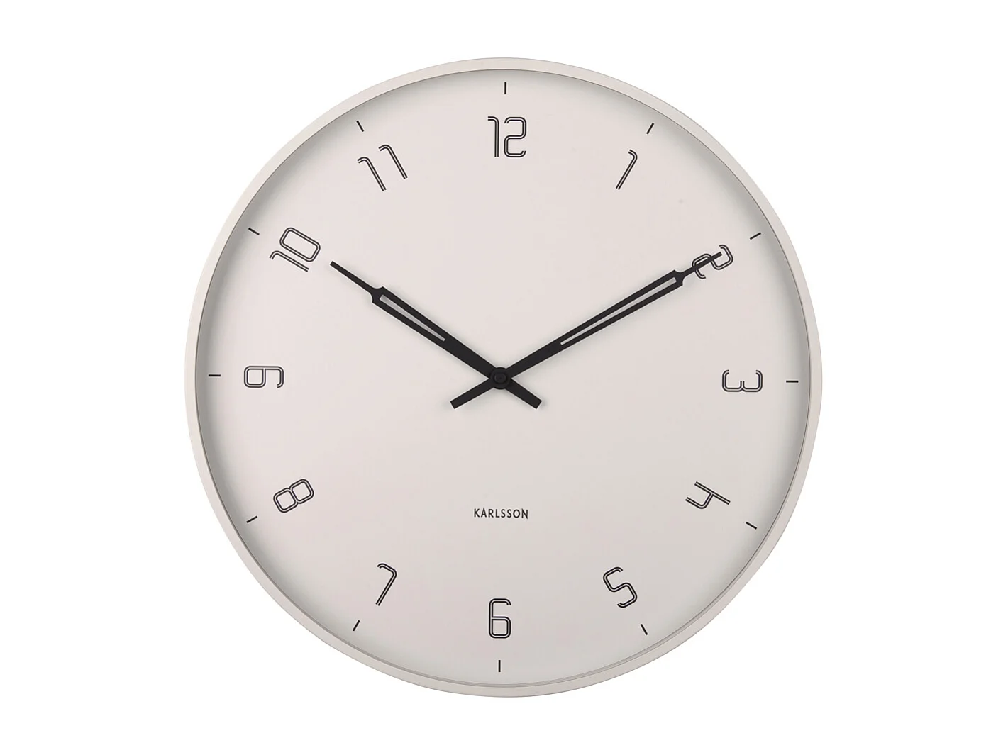 Horloge Stark D40cm Gris  Present Time