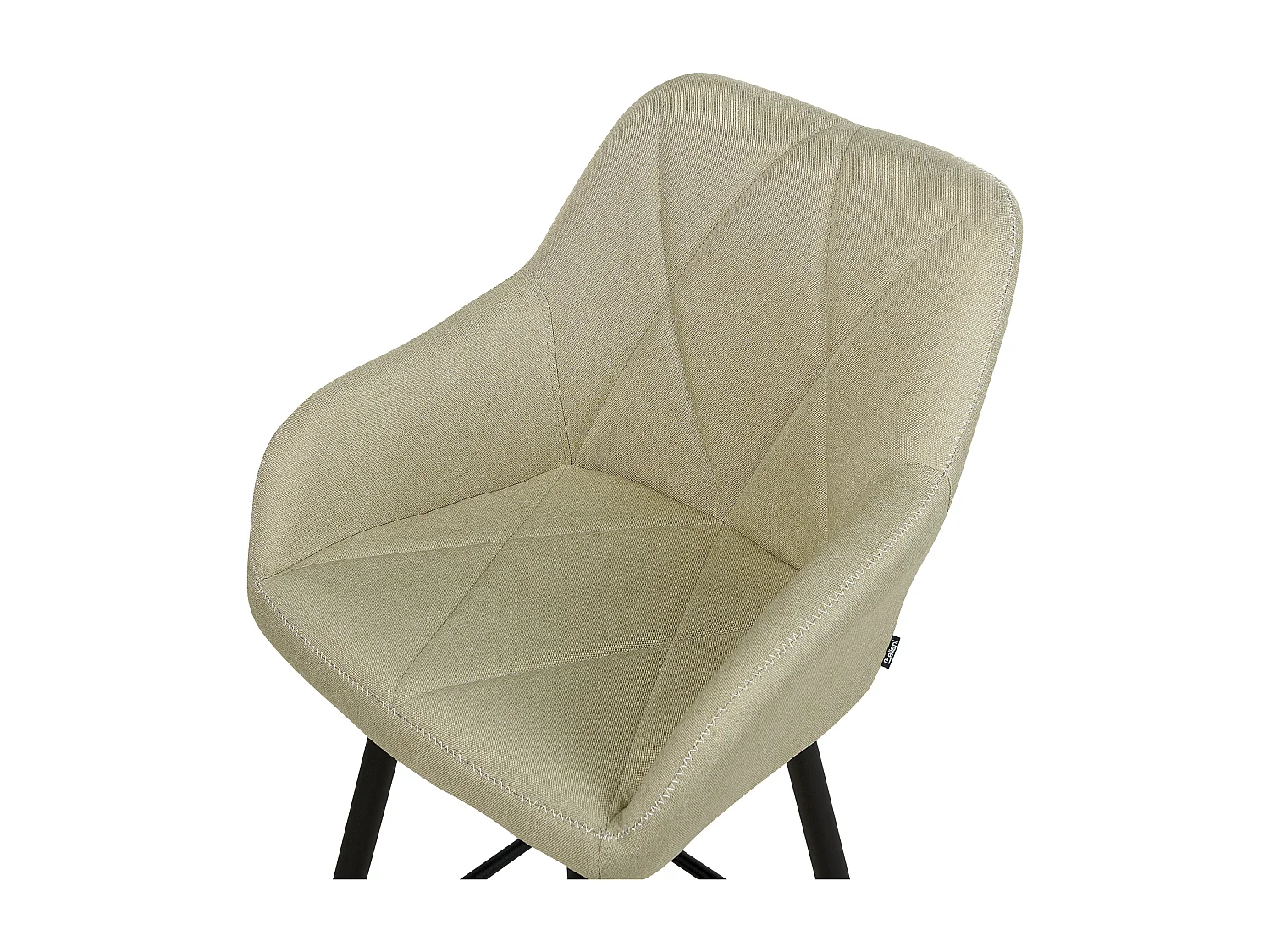 Lot de 2 chaises de bar DARIEN Vert clair