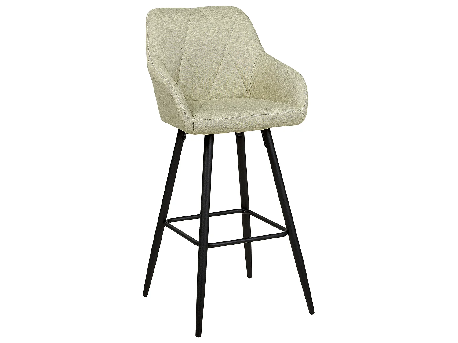 Lot de 2 chaises de bar DARIEN Vert clair