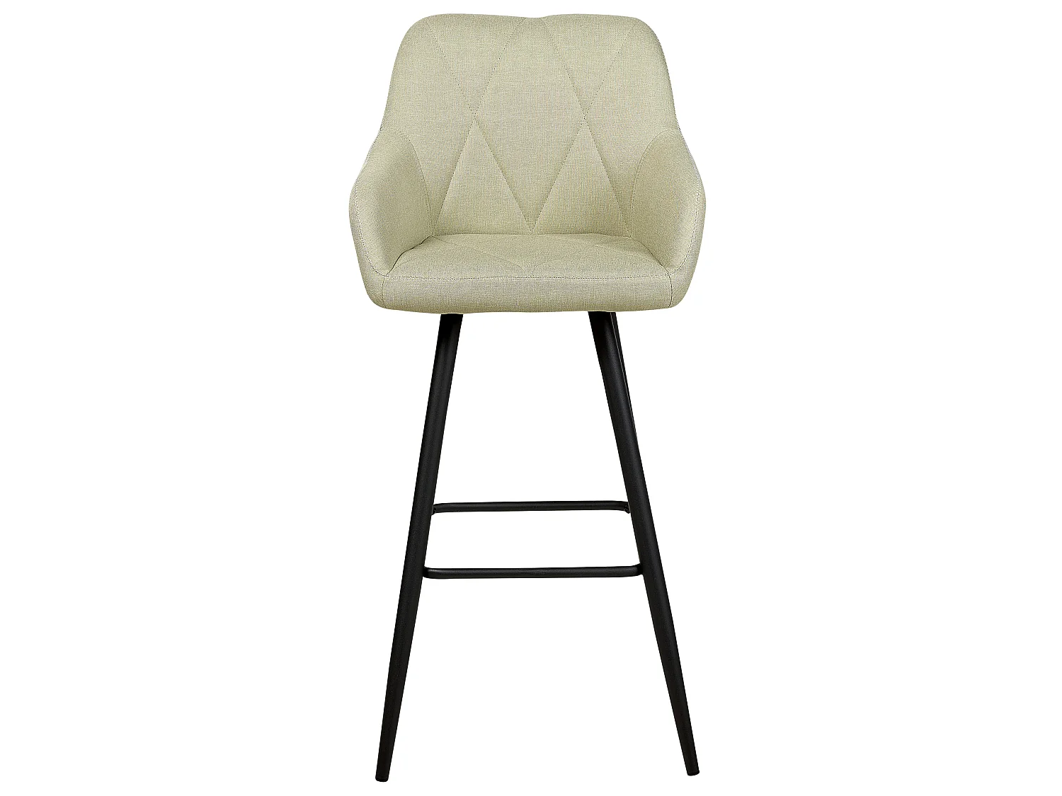 Lot de 2 chaises de bar DARIEN Vert clair